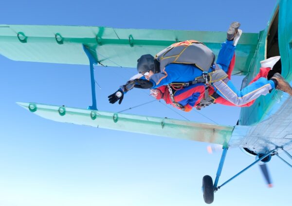 Are you brave enough? Looking for an extreme experience? – Sign up for a tandem jump!
