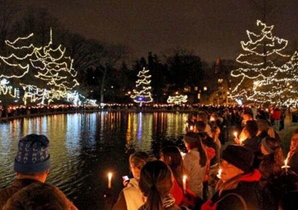 Ezeken a campusokon sok tízezernyi fény gyúl ki karácsonyra