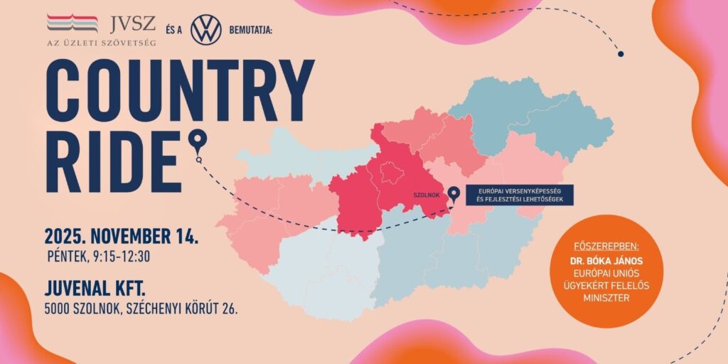Gazdasági fókusz és regionális párbeszéd – Szolnokon folytatódik a JVSZ Country Ride rendezvénysorozata