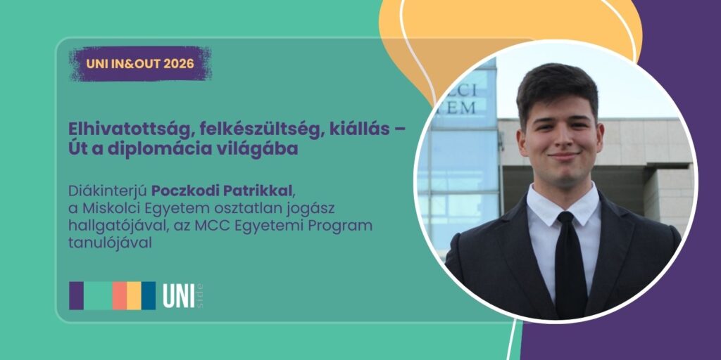 Út a diplomácia világába – diákinterjú Poczkodi Patrikkal