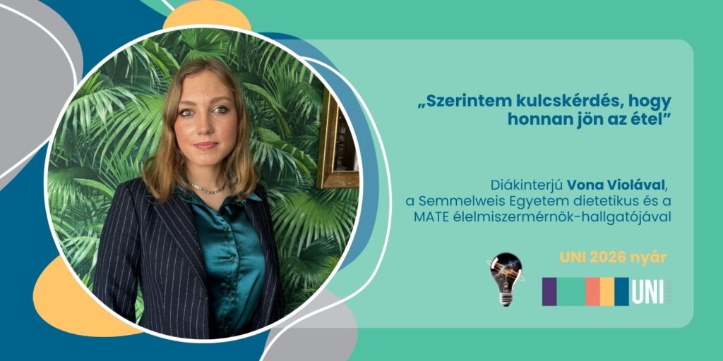 „Szerintem kulcskérdés, hogy honnan jön az étel” – Diákinterjú Vona Violával