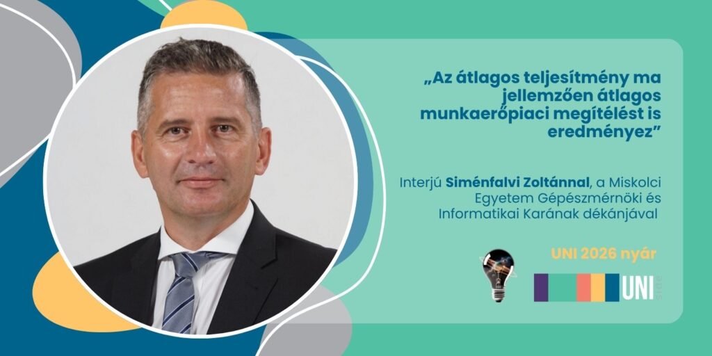 „Az átlagos teljesítmény ma jellemzően átlagos munkaerőpiaci megítélést is eredményez” – interjú Siménfalvi Zoltánnal